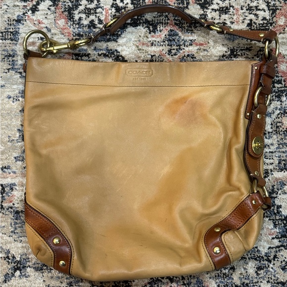 Coach Carly large hobo bag beige - Picture 16 of 17